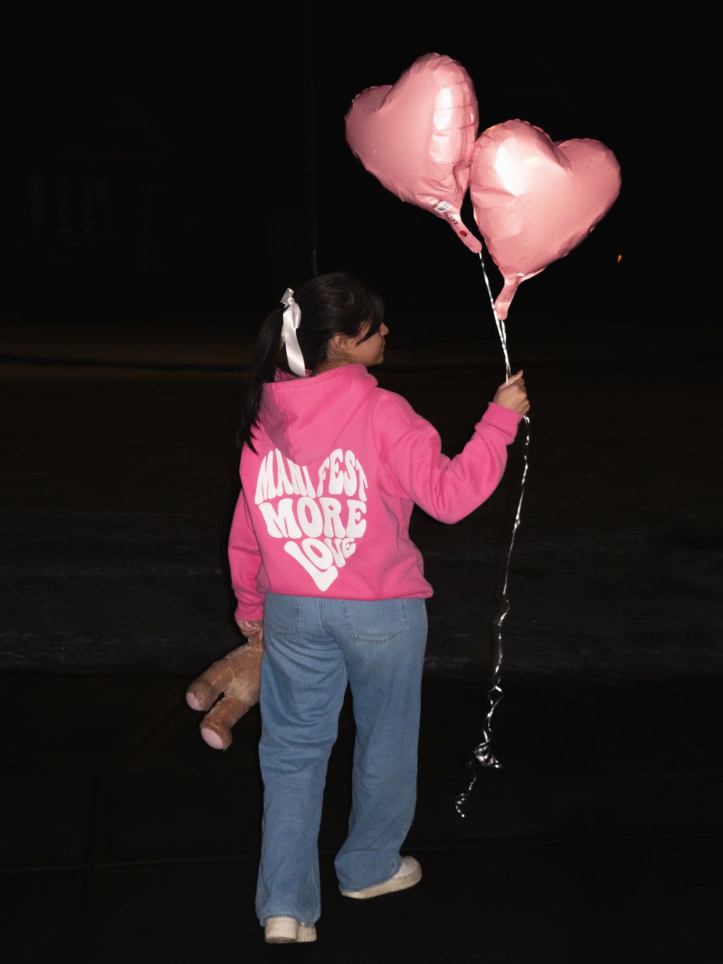 Manifest More Love Hoodie - Pink