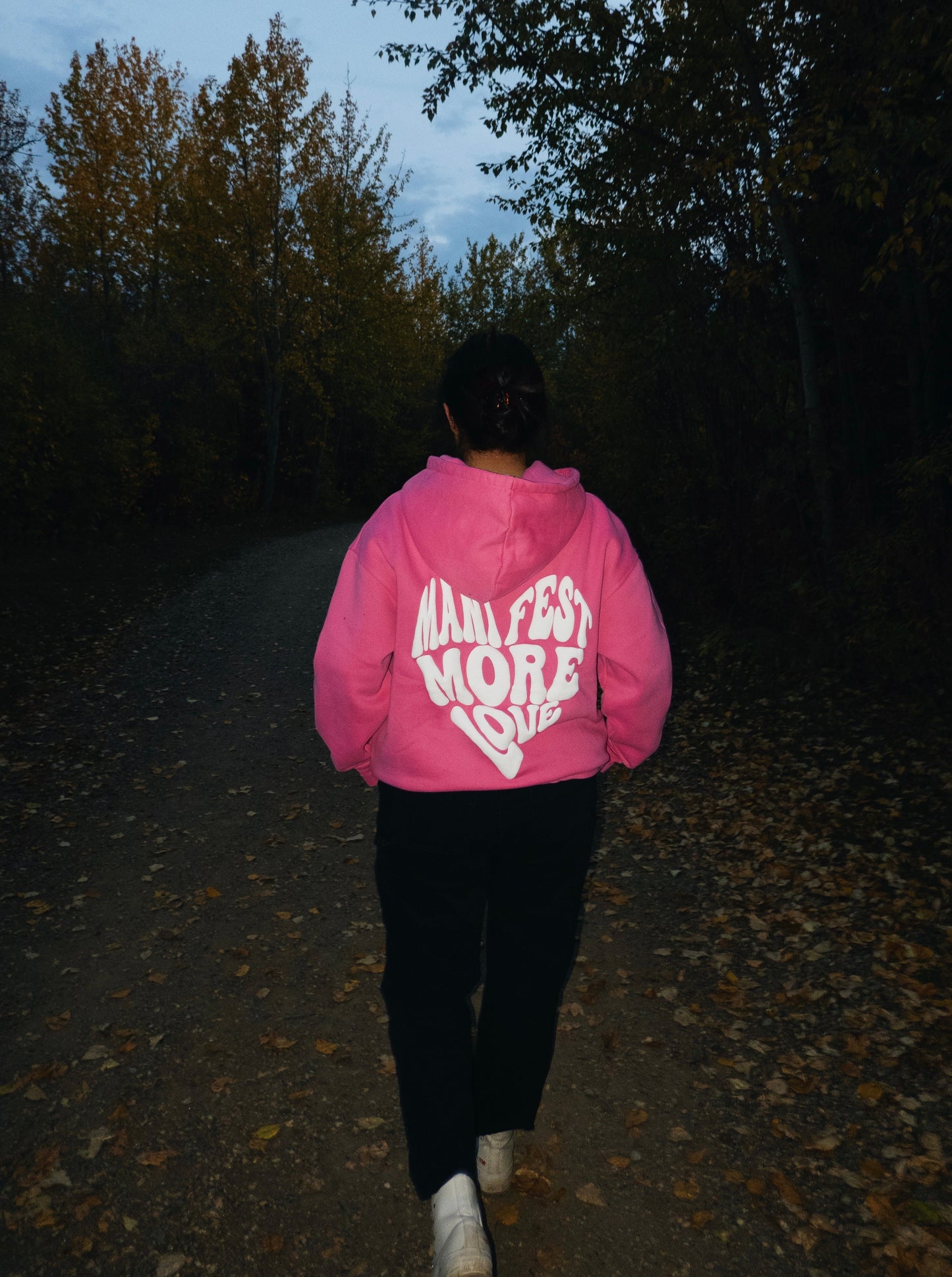 Manifest More Love Hoodie - Pink