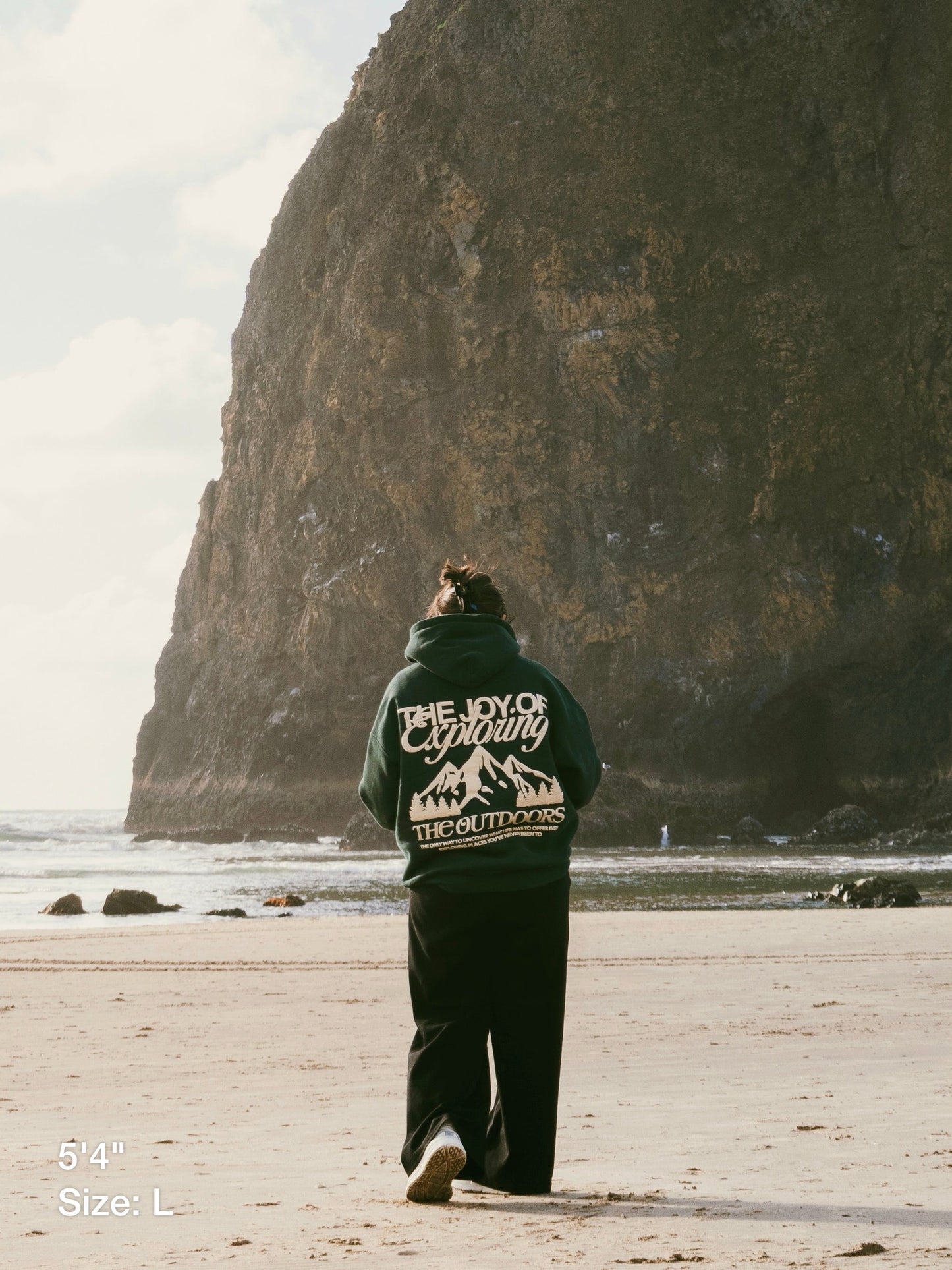The Joy Of Exploring The Outdoors - Green Hoodie