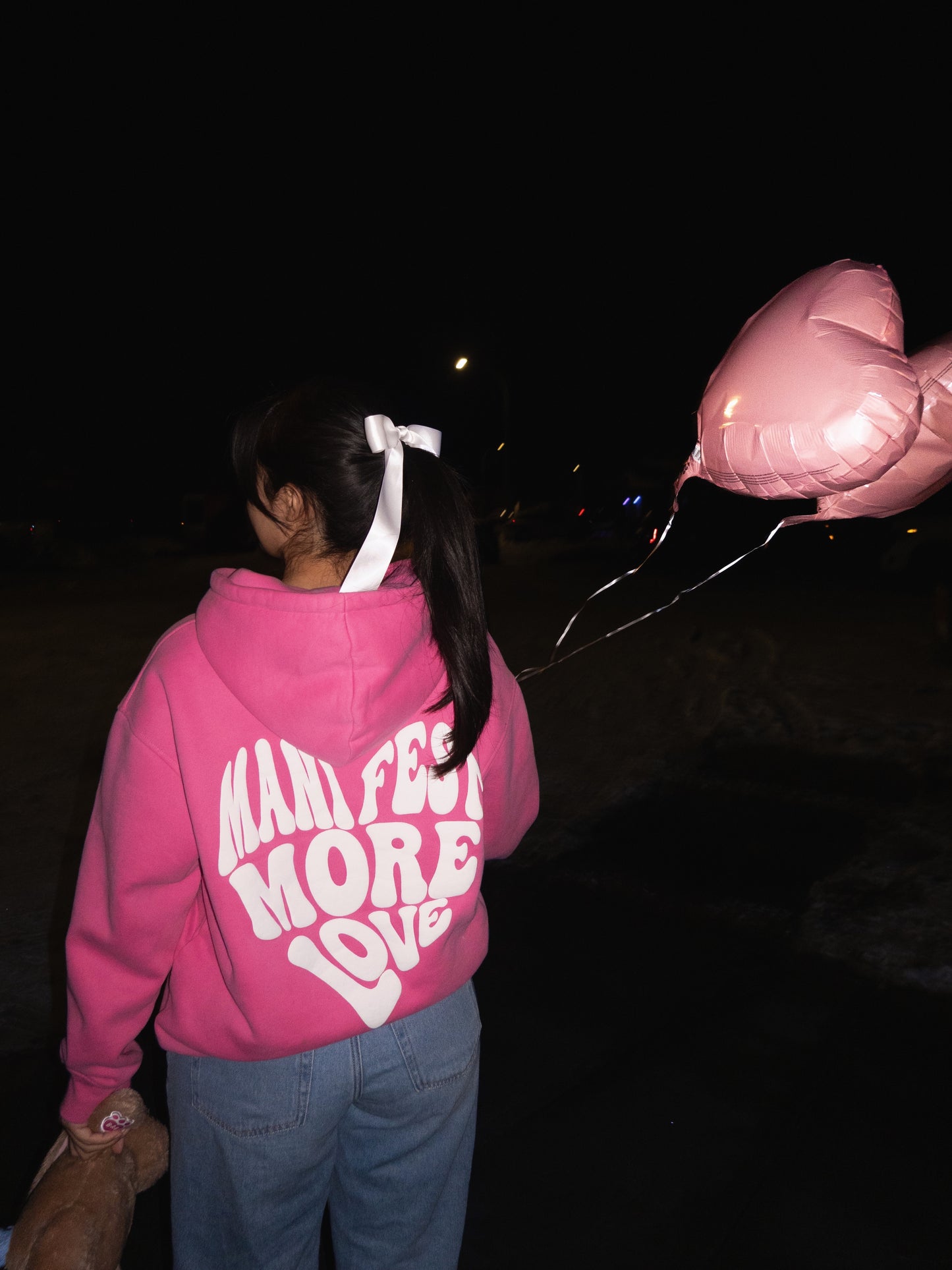 Manifest More Love Hoodie - Pink