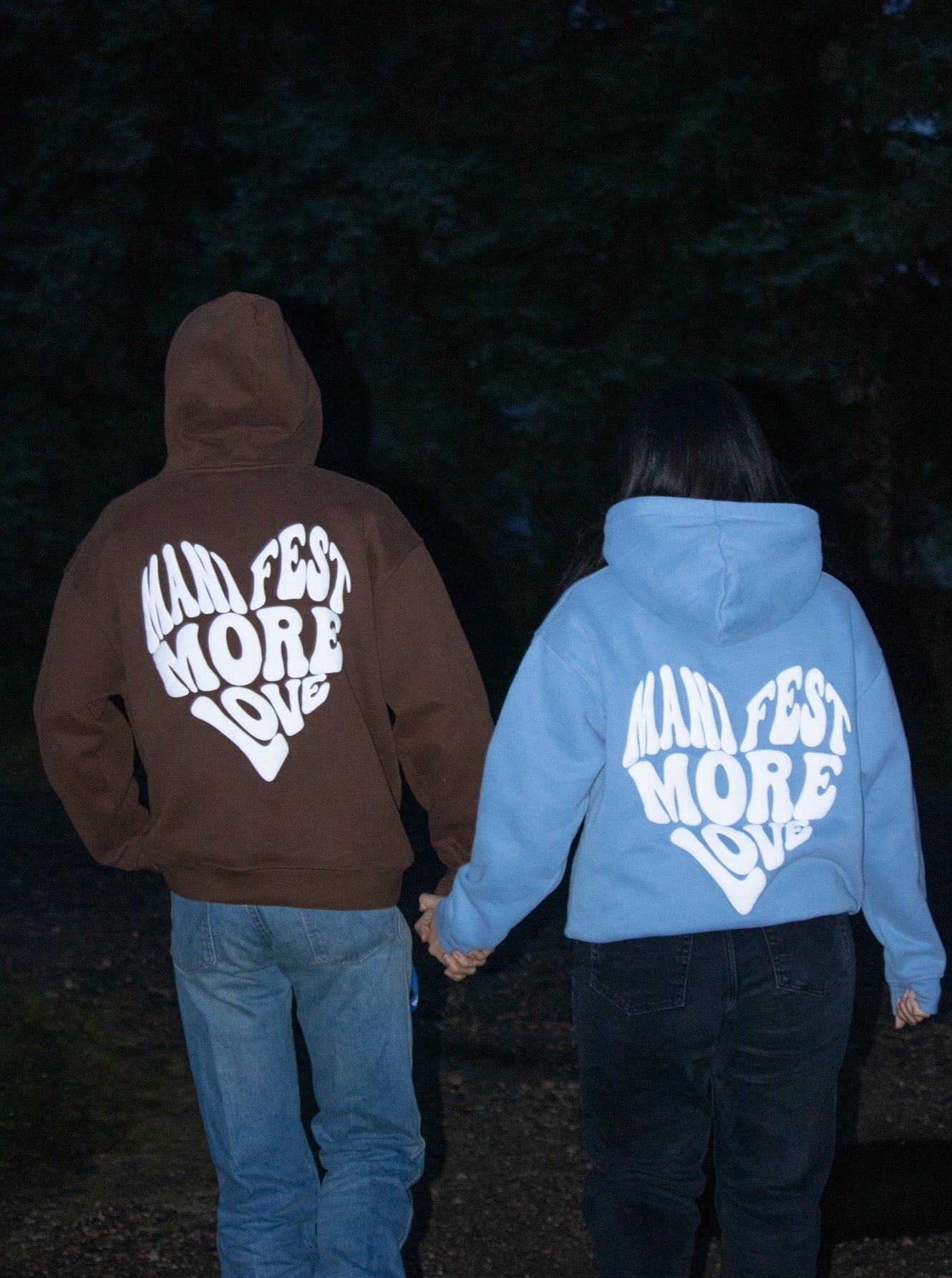 Manifest More Love Hoodie - Blue