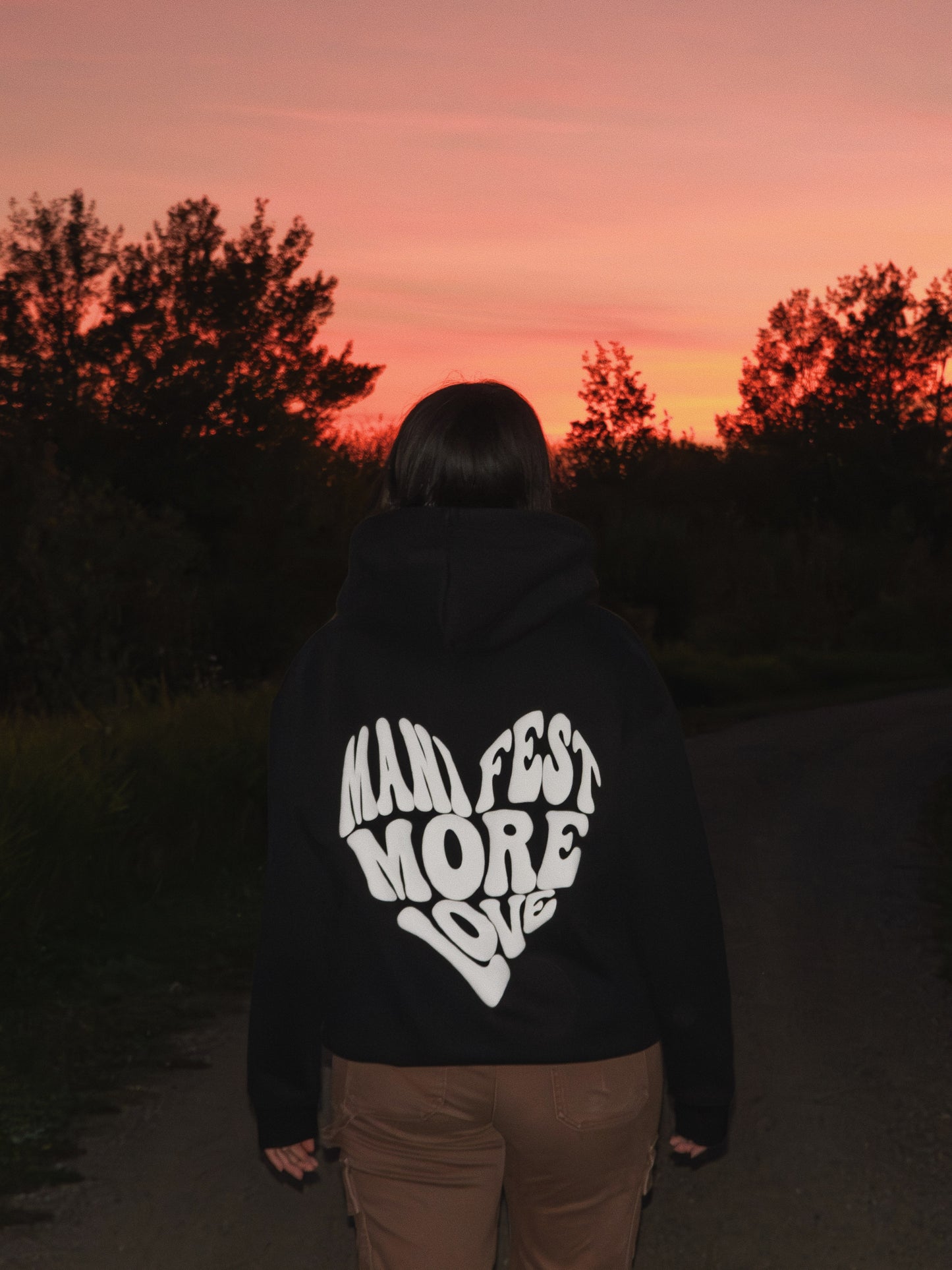 Manifest More Love Hoodie - Black