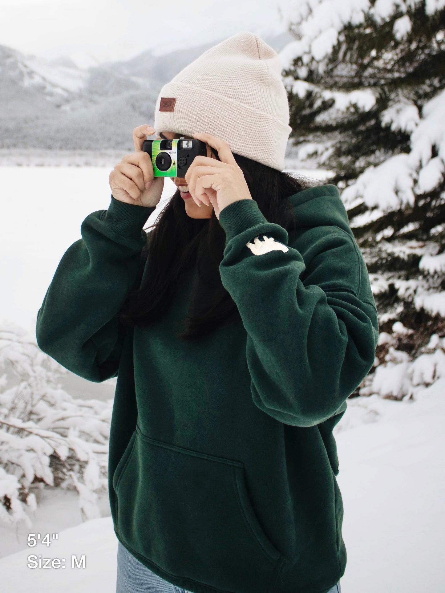The Joy Of Exploring The Outdoors - Green Hoodie