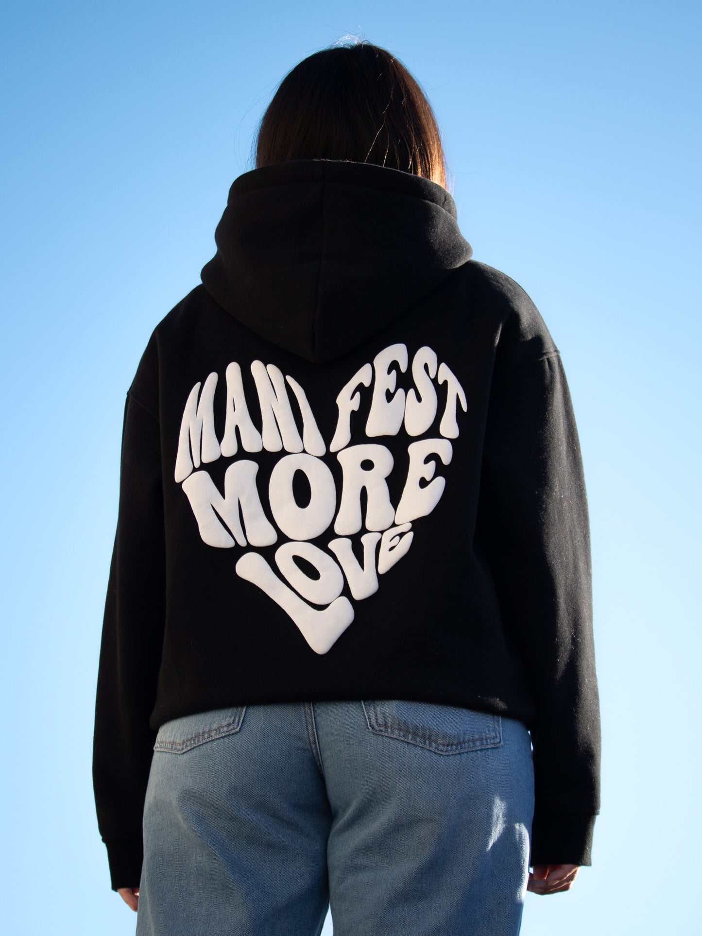 Manifest More Love Hoodie - Black