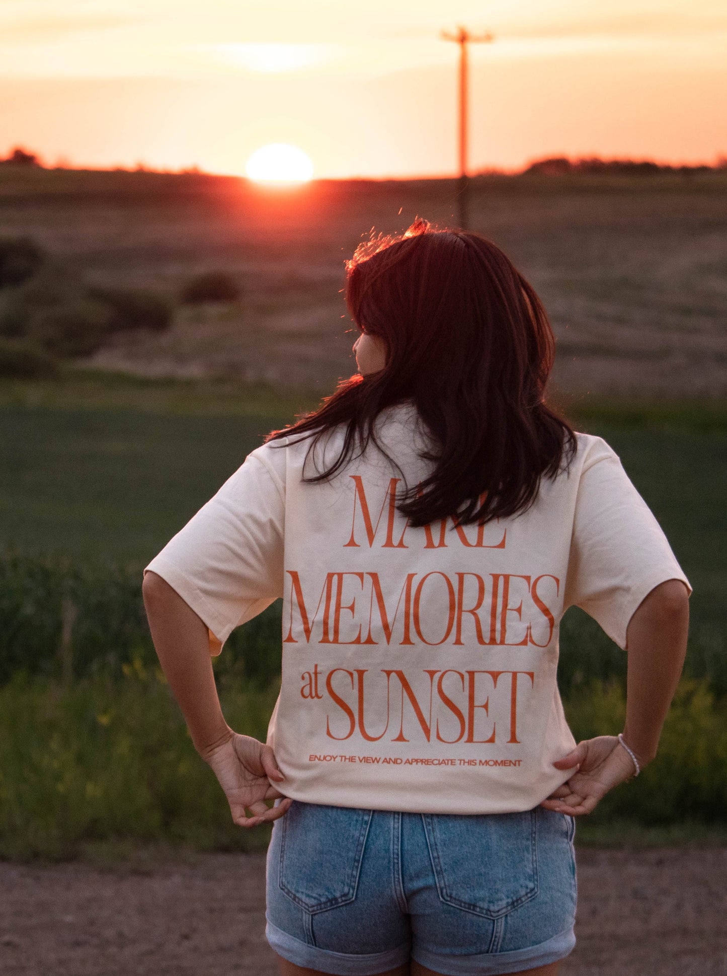 Make Memories Orange Tee