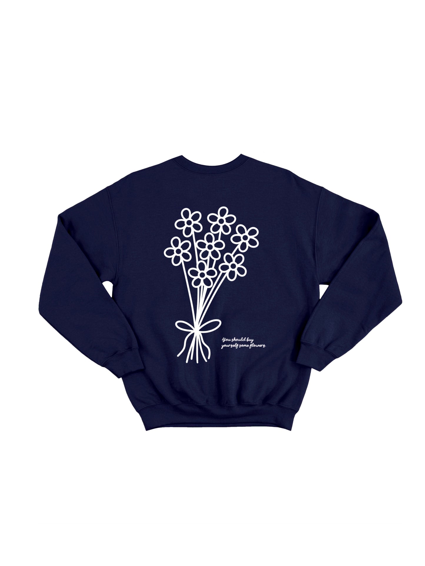 Self Love Club Blue Oversized Crewneck