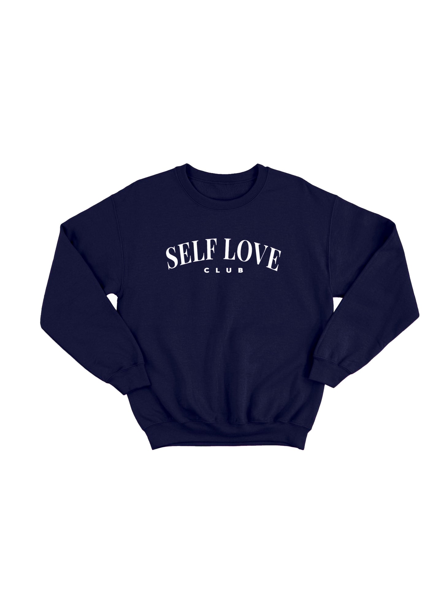 Self Love Club Blue Oversized Crewneck