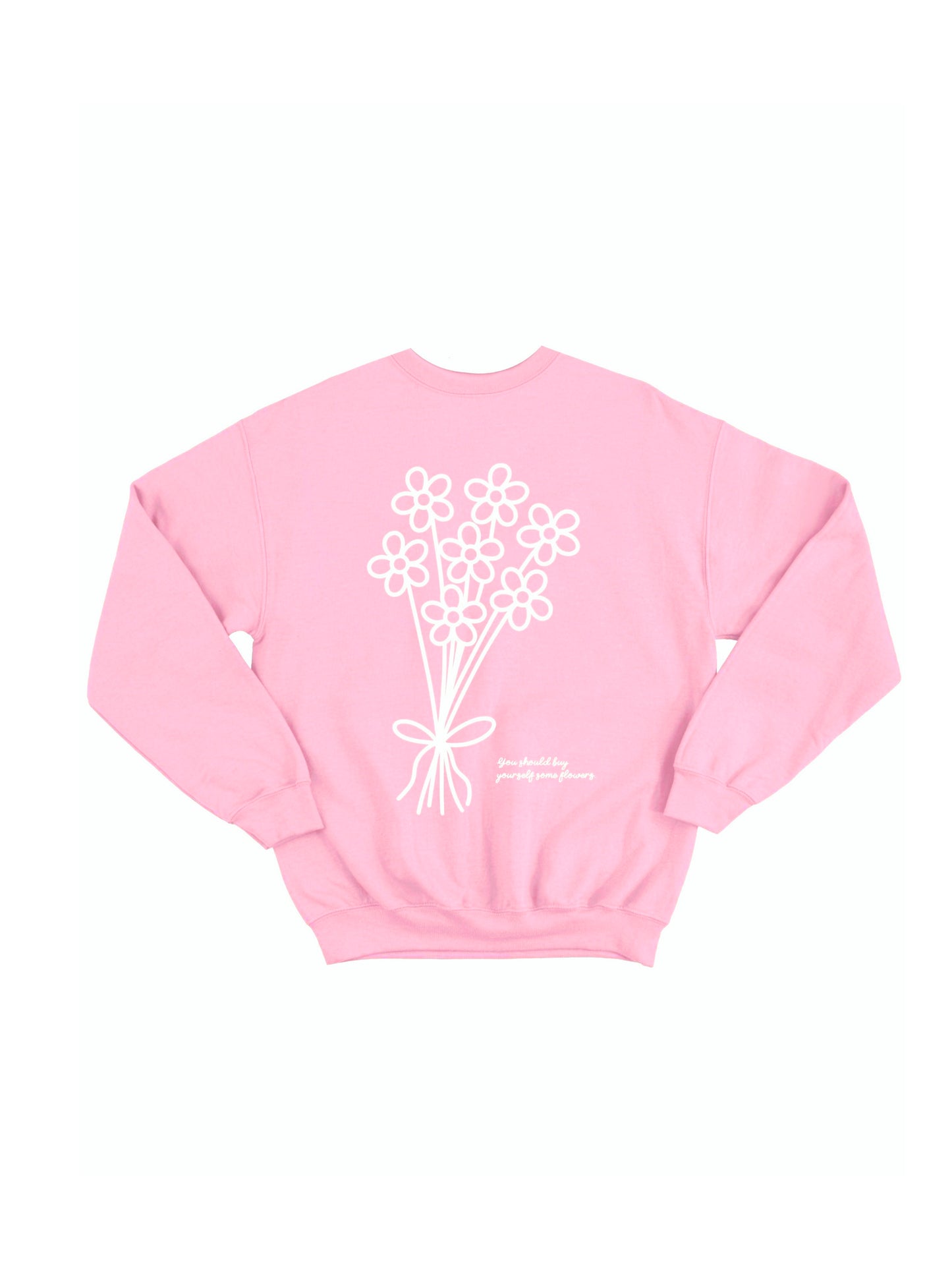 Self Love Club Pink Oversized Crewneck