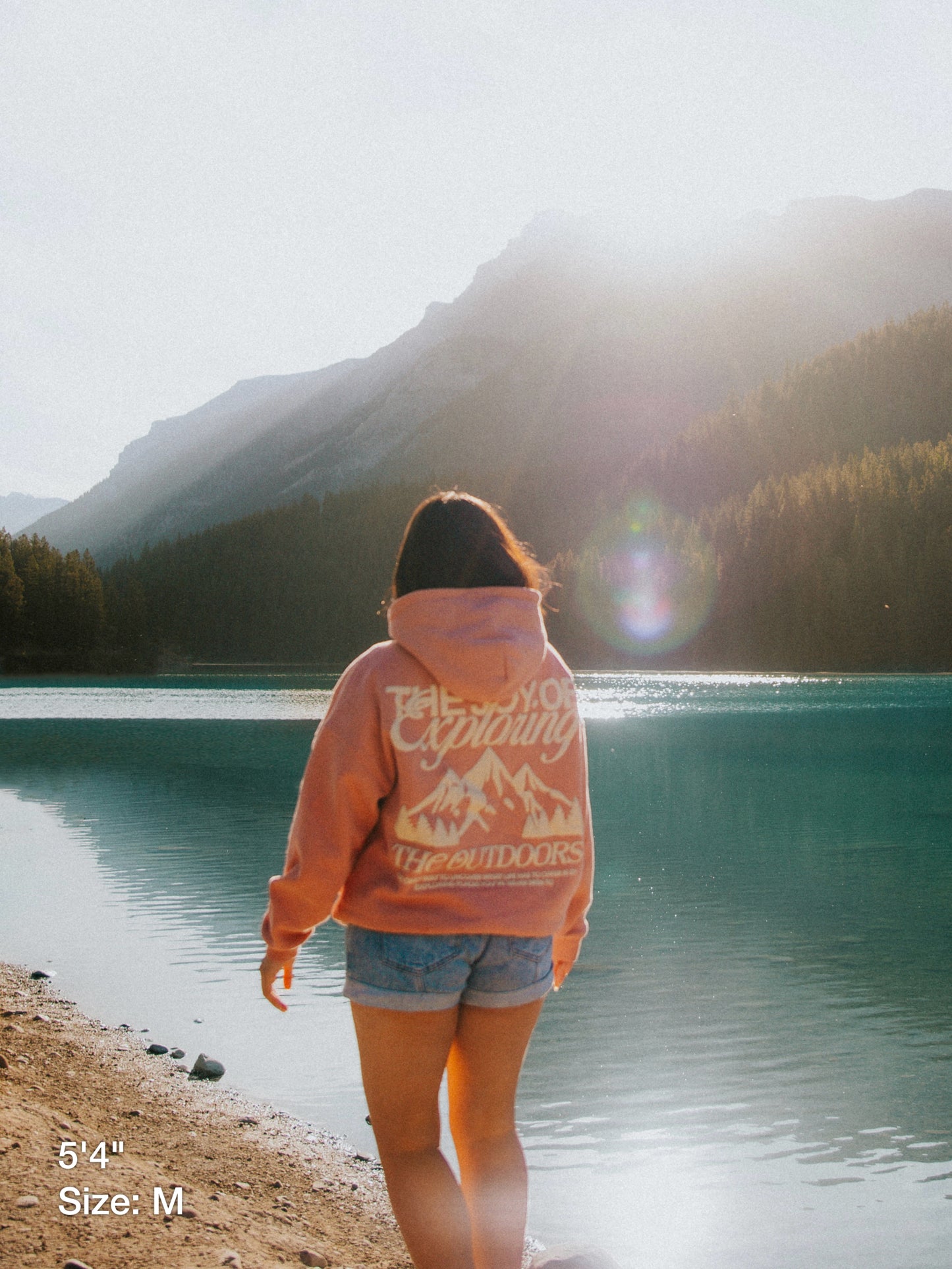 Explore The Outdoors Pink Hoodie