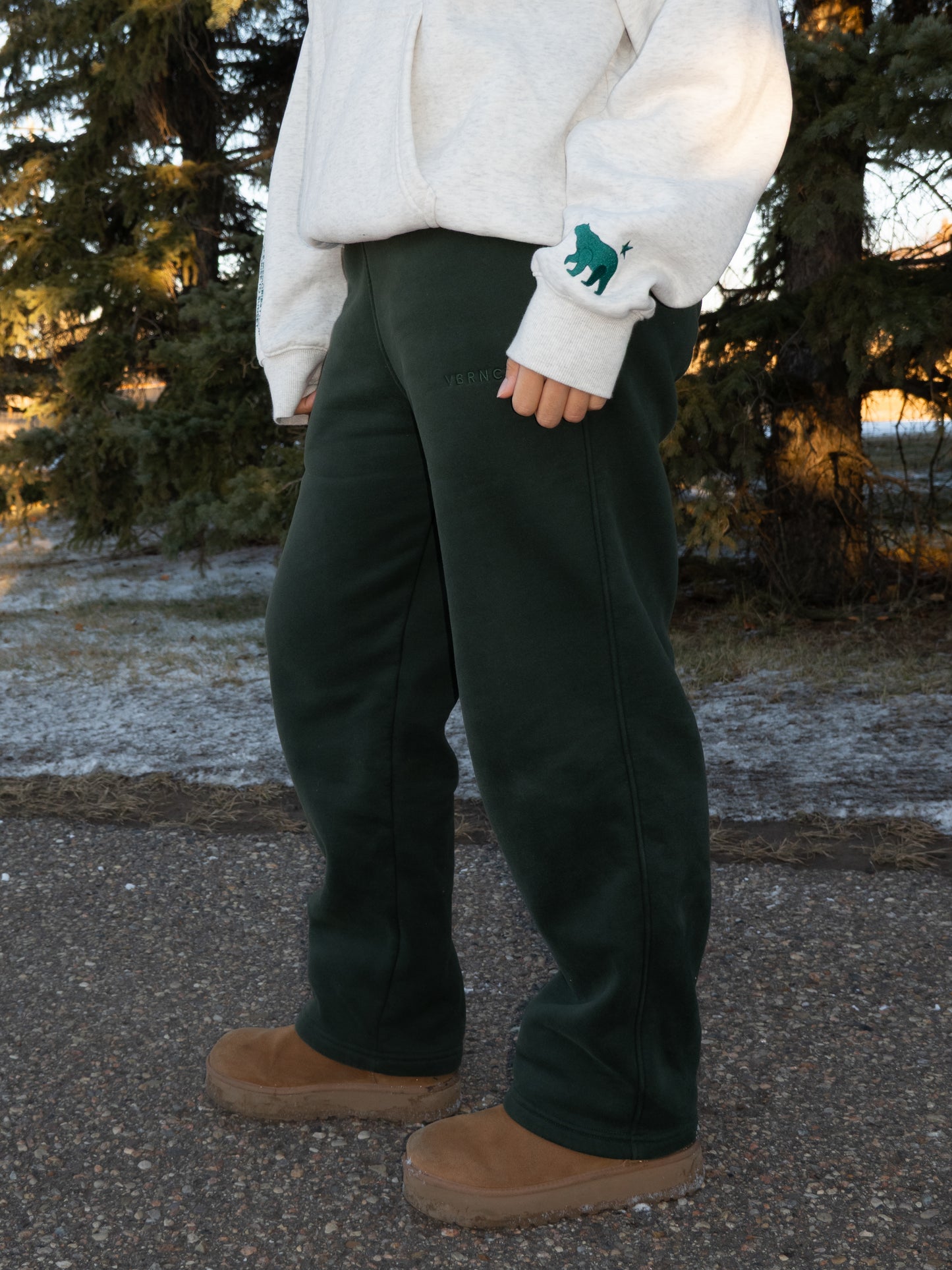 Explore The Outdoors Green Sweatpants