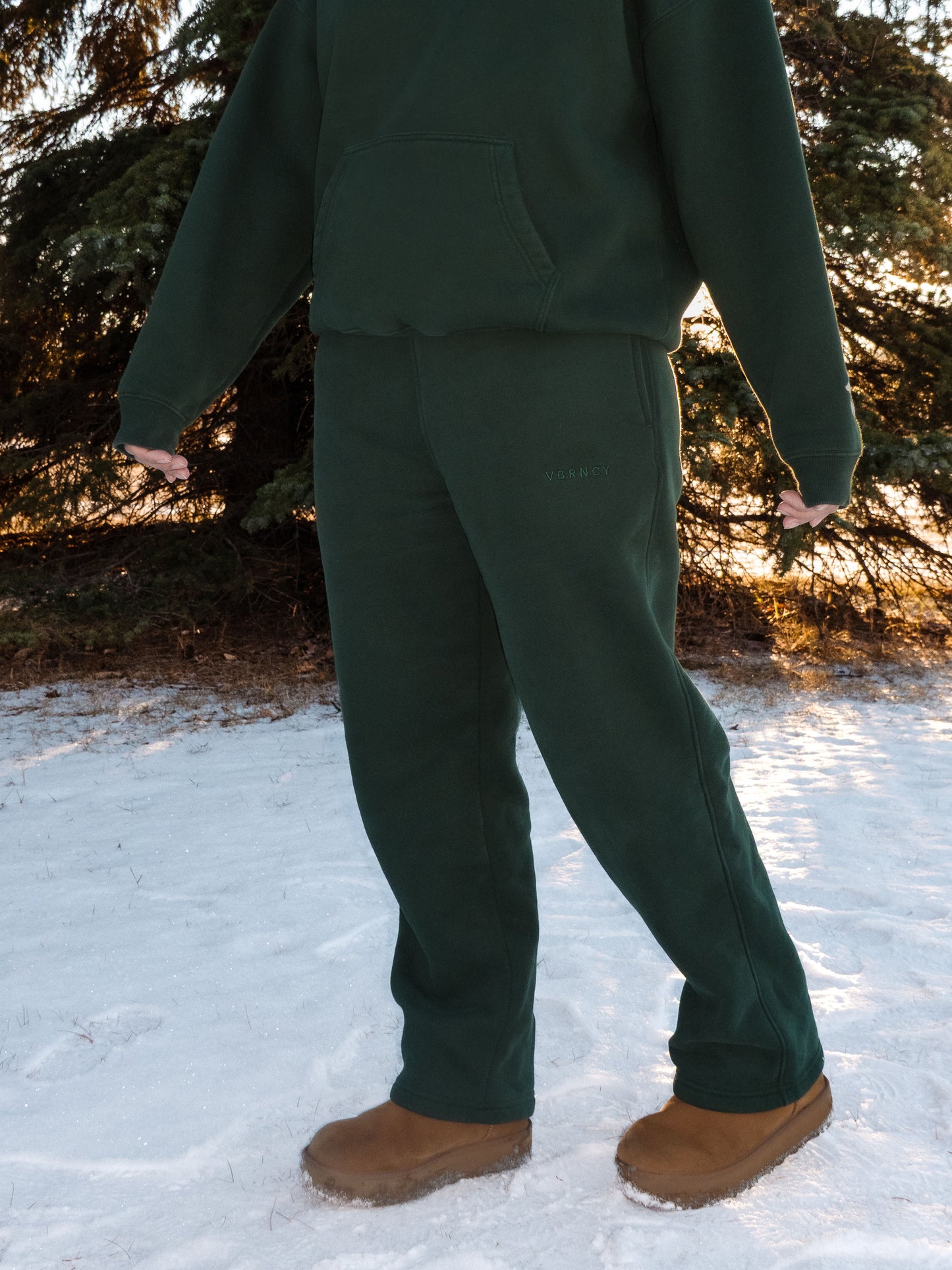Explore The Outdoors Green Sweatpants