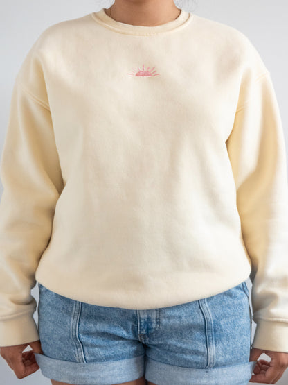 Make Memories Pink Crewneck